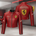 Premium FRR Cropped Leather Zipper Jacket TNSM