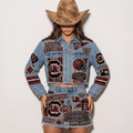 SCG Embellished Denim Set NTKO