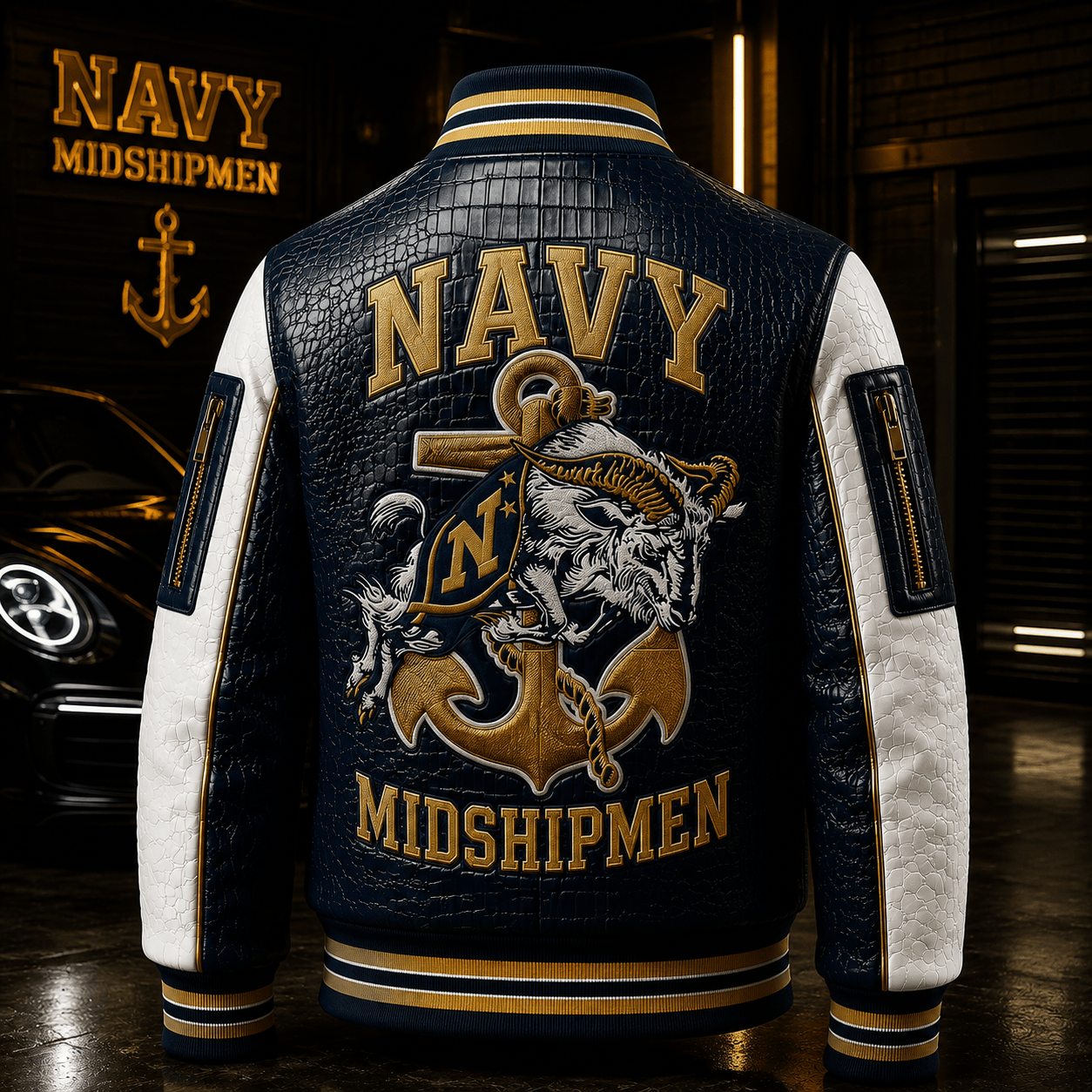 Premium NMSM Leather Zipper Jacket TTMH