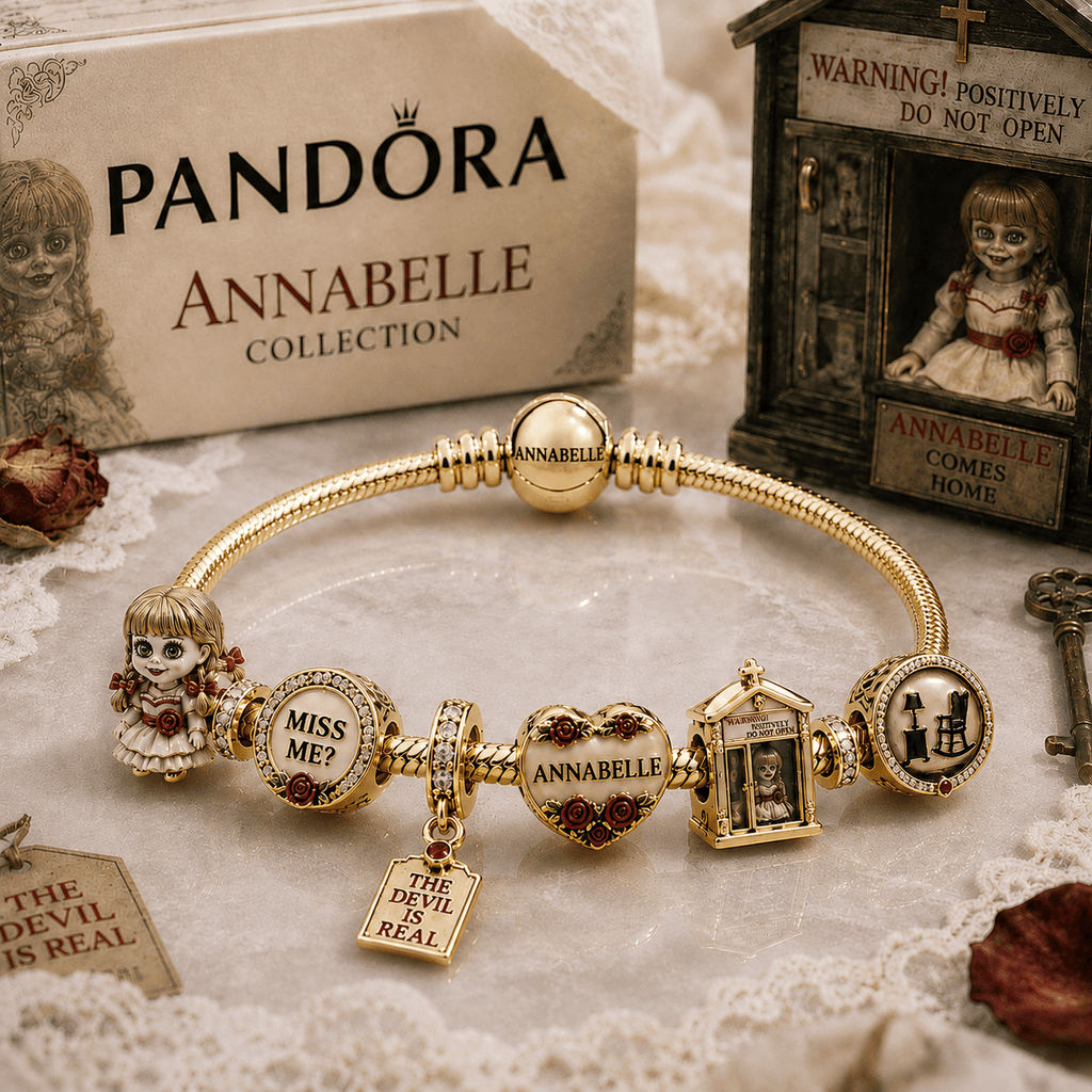 ANBL Gold Charm Bracelet Set BMD