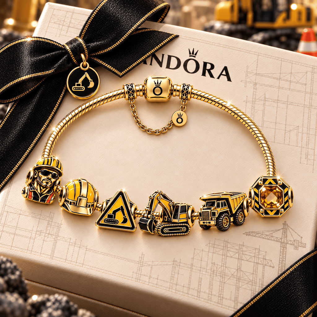 EXCV Gold Charm Bracelet Set PNPA