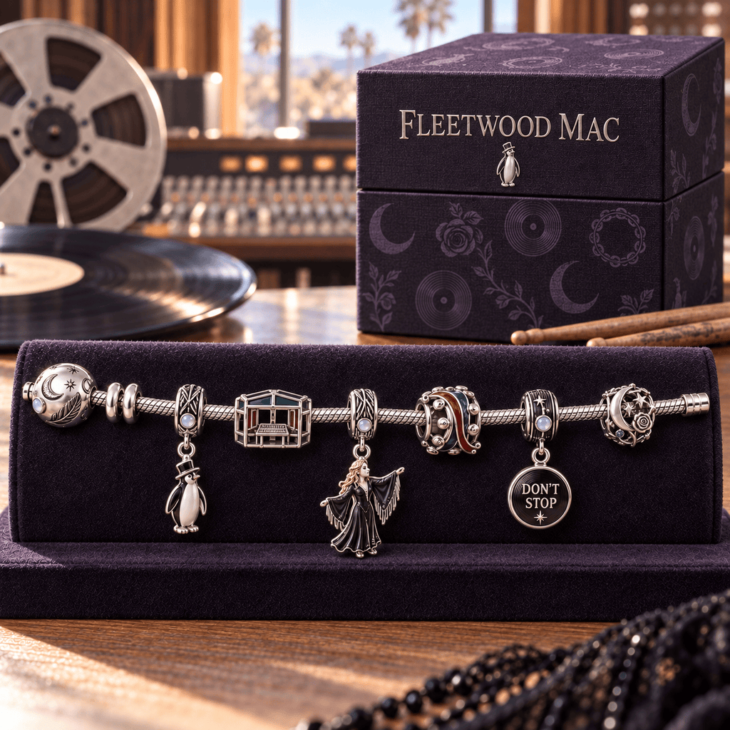 FLM Silver Charm Bracelet Set HQH