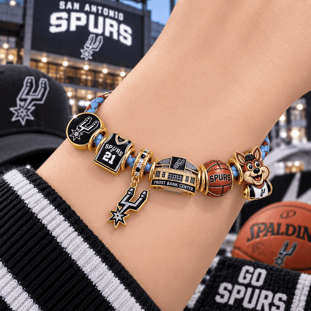 SAS Braided Leather Charm Bracelet Set VTH
