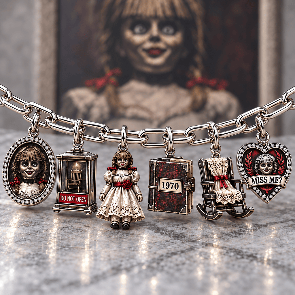 ANBL Silver Charm Bracelet Set NTVA