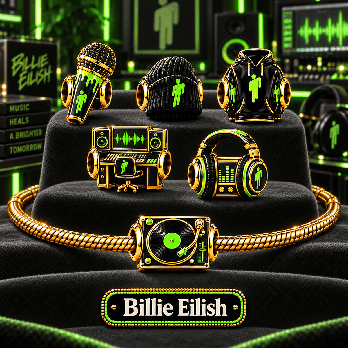 BLE Gold Charm Set PNPA
